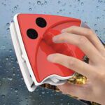 Nettoyant magnétique double face pour vitres
