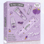 The Fruit Company - Coffret mûre (huile pour les lèvres + crème pour les mains + eau de toilette + sac)