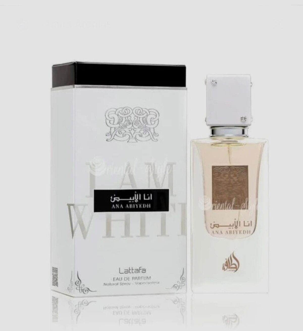Perfume Árabe I am White ANA ABIYEDH Lattafa - Image 1