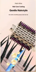 Escova Alisadora e Secadora de Cabelo 2 em 1 – Hair Dryer Brush Profissional - Imagen 3