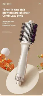 Escova Alisadora e Secadora de Cabelo 2 em 1 – Hair Dryer Brush Profissional - Imagen 13