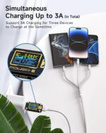 Cabo 3 em 1 – Micro USB / Lightning / USB-C (6.0A) - Cabo Universal - Image 2