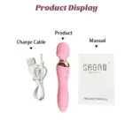 Vibrador Magic Wand - 10 Velocidades, Silicone Suave - Image 11